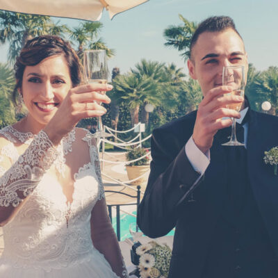 Brindisi in piscina Matrimoni in Abruzzo