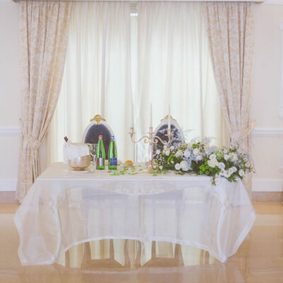 Mise en Place Tavolo degli Sposi